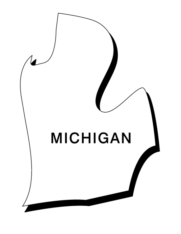 Michigan Printable Clipart - Free to use Clip Art Resource