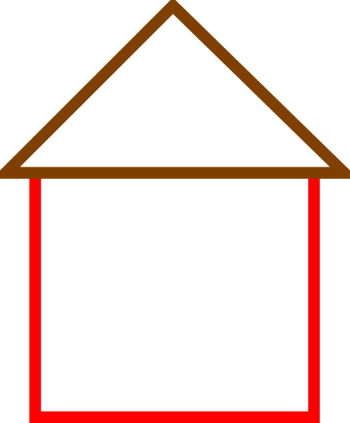 Outline Of A House Clipart