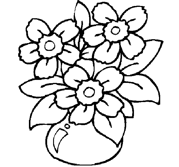 Coloring Book Flowers - CartoonRocks.com