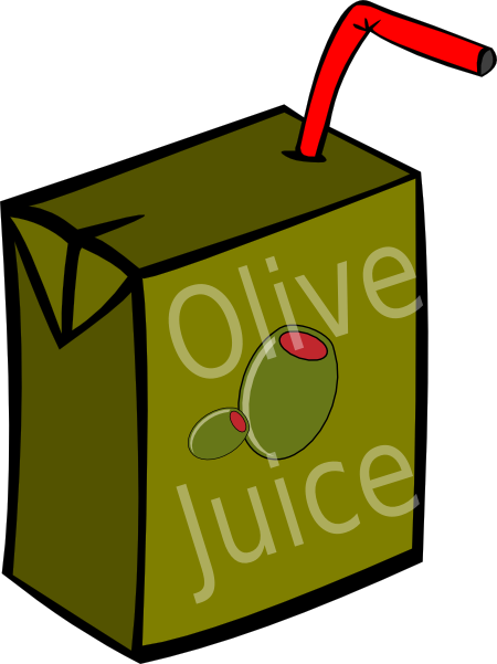 Olive Juice Box clip art - vector clip art online, royalty free ...