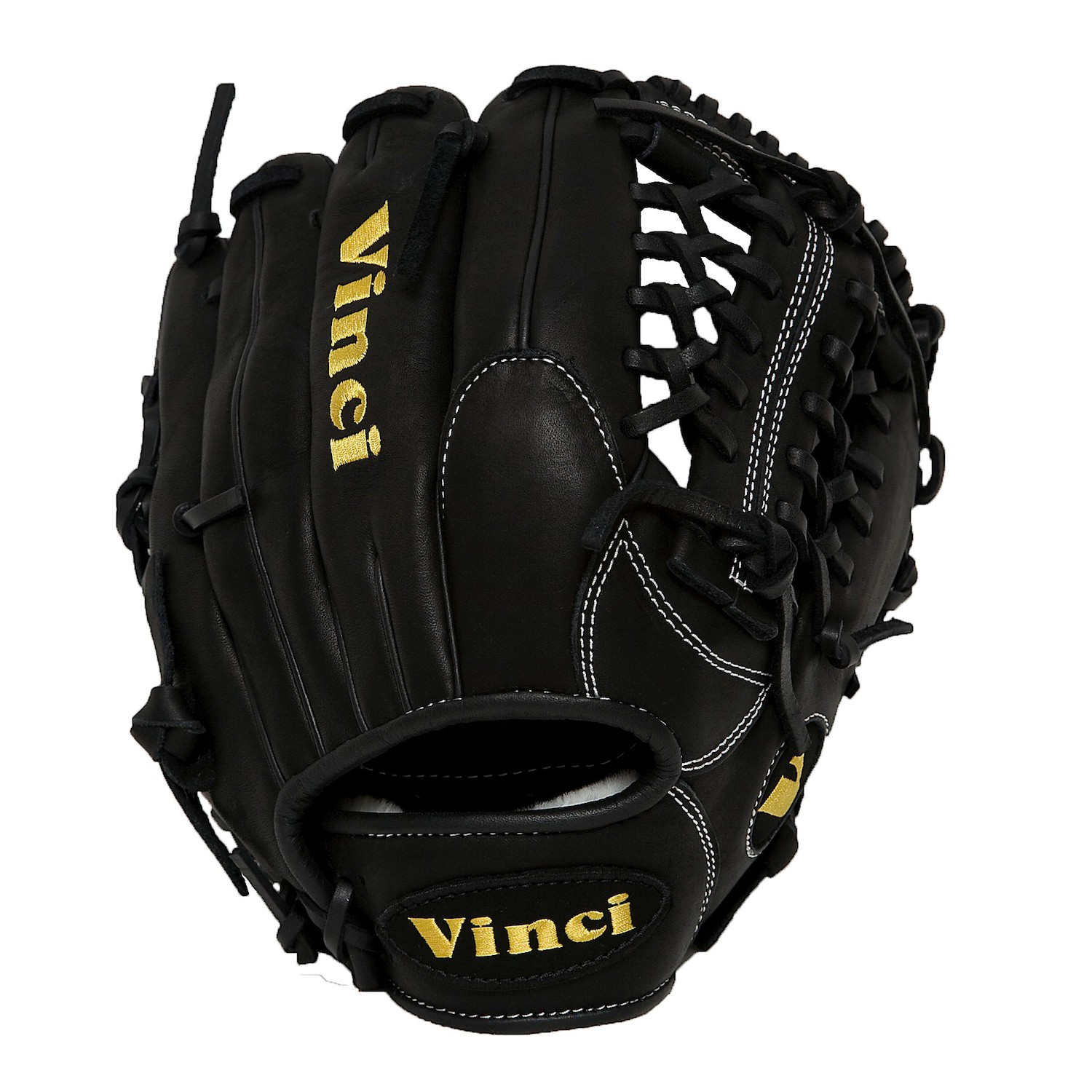 Baseball Glove Model JC3300-L Black : 11.5 inch Net-T Web by Vinci