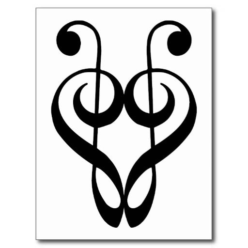 Treble Clef Heart | Treble Clef ...