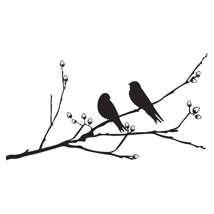 8 Best Images of Bird On Branch Silhouette Printable - Bird ...