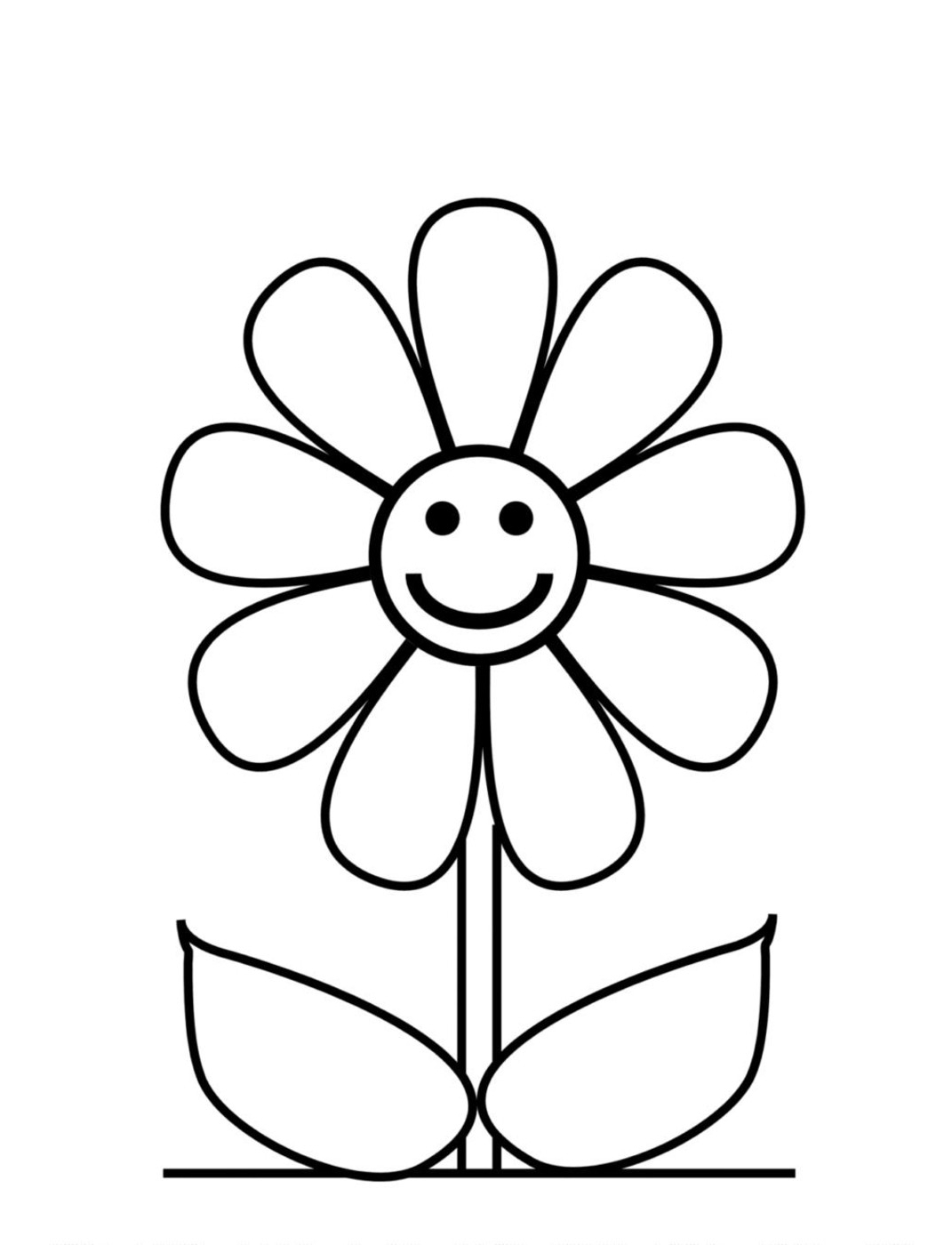 cute easy drawings of flowers