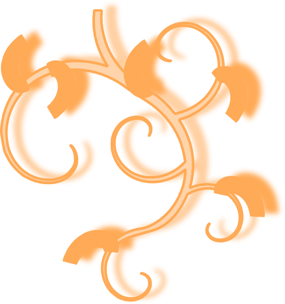 Swirl Orange Clip Art - vector clip art online ...