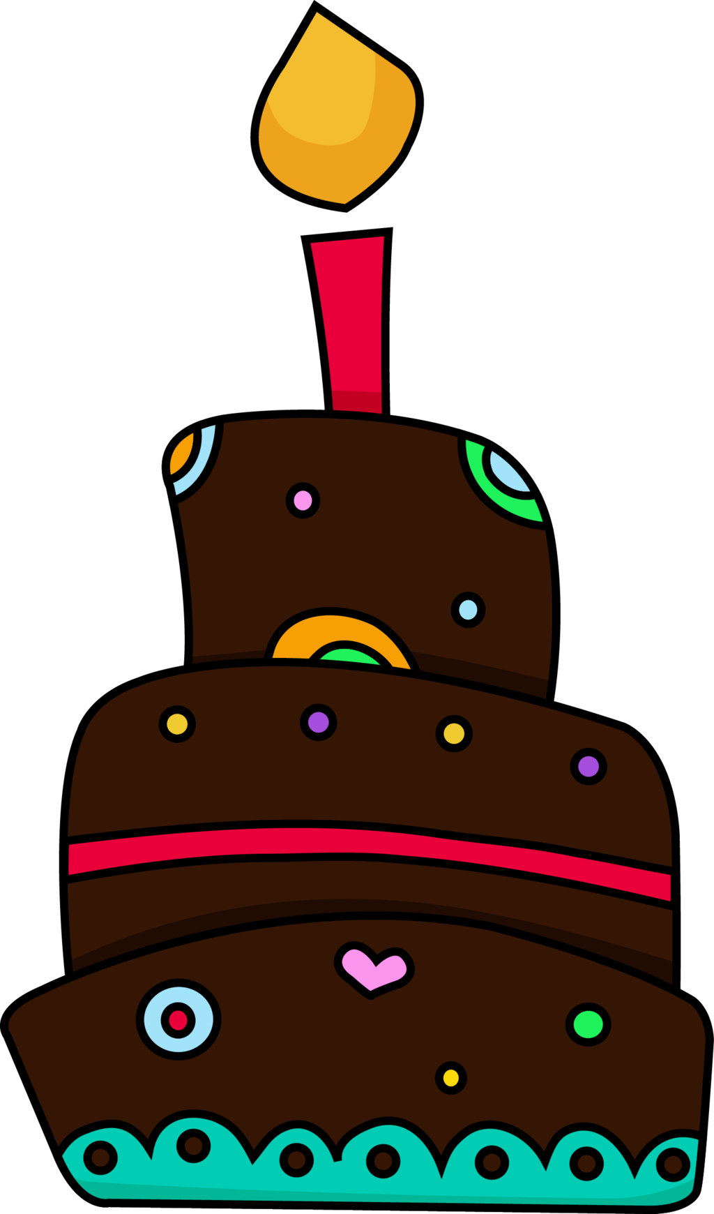 Art cake birthday cake clipart 4 cakes clipartix 2 - Cliparting.com