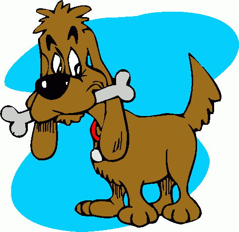 Graffiti dog bone clipart