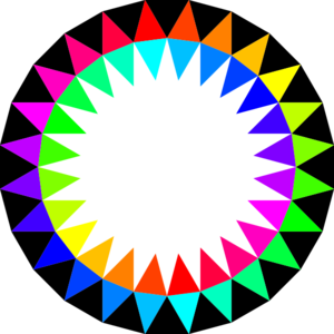 Rainbow color clipart - ClipartFox