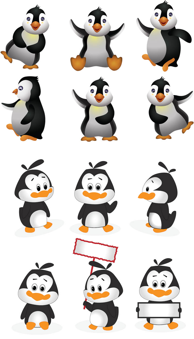Free clipart penguins cartoon
