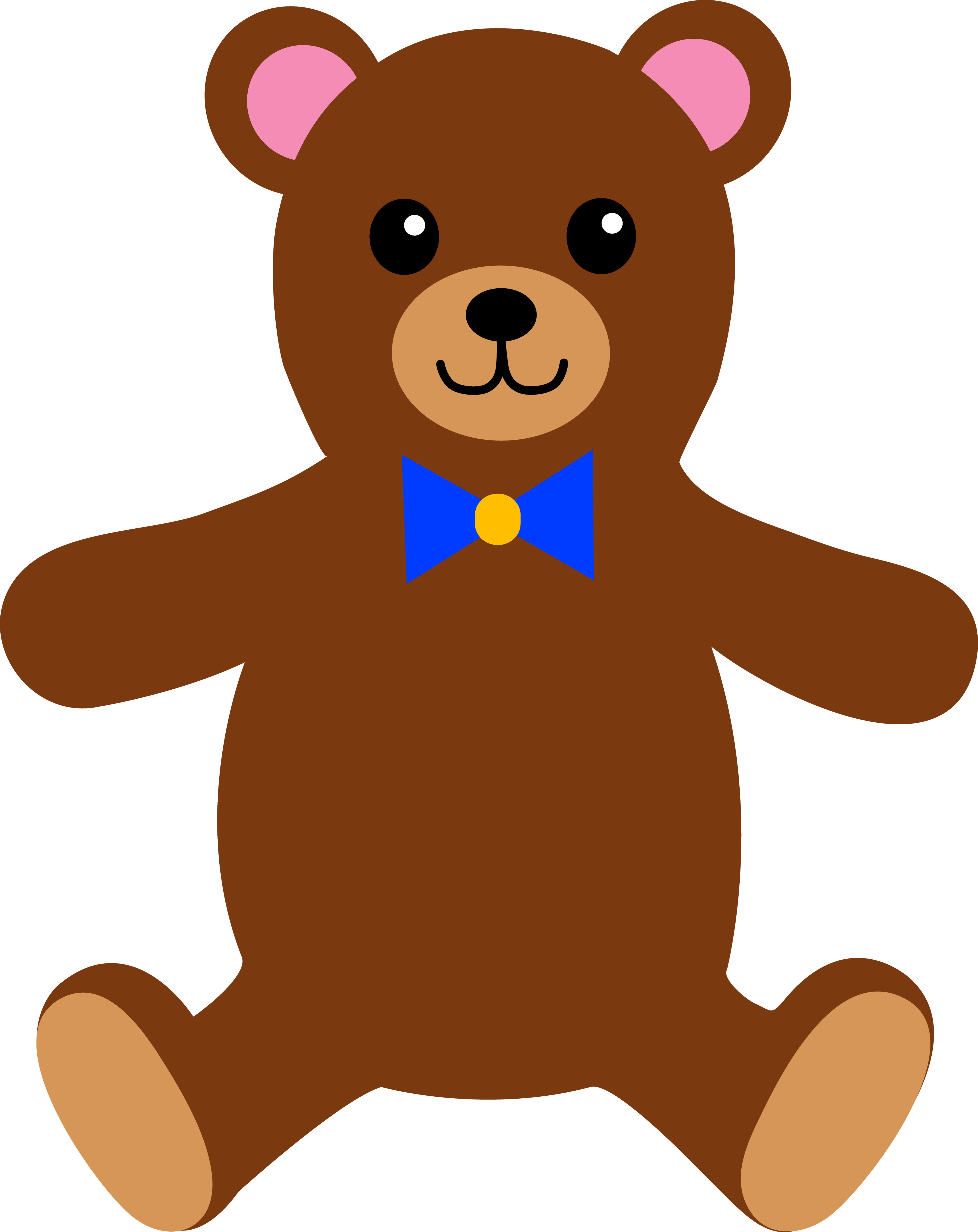 Bear Teddy Cartoon Clipart - Free to use Clip Art Resource