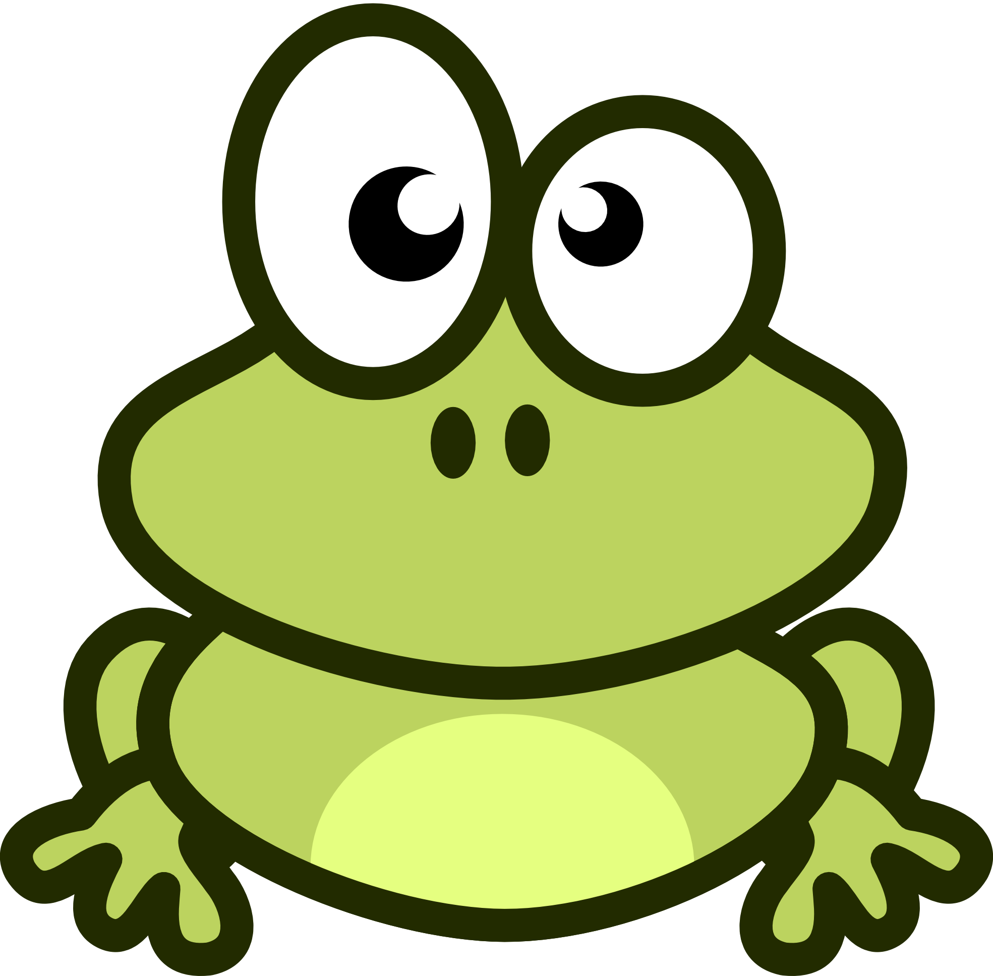 Frog Vector | Free Download Clip Art | Free Clip Art | on Clipart ...