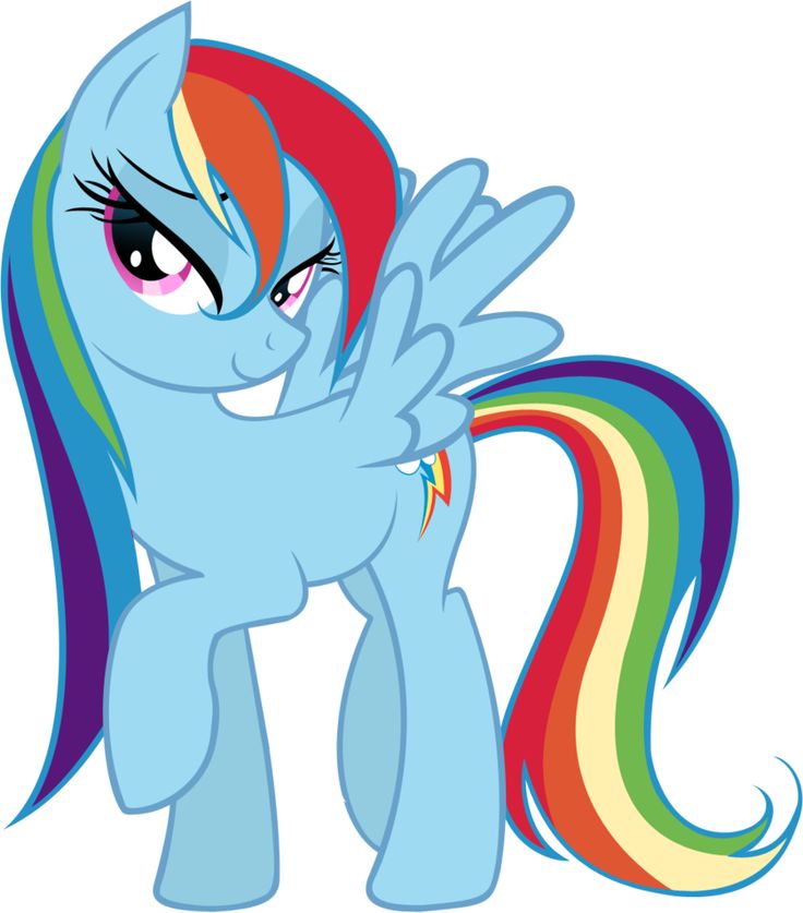 Mlp clipart rainbow dash - ClipartFox