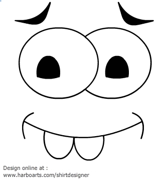 Download : Goofy Cartoon Face - Vector Graphic