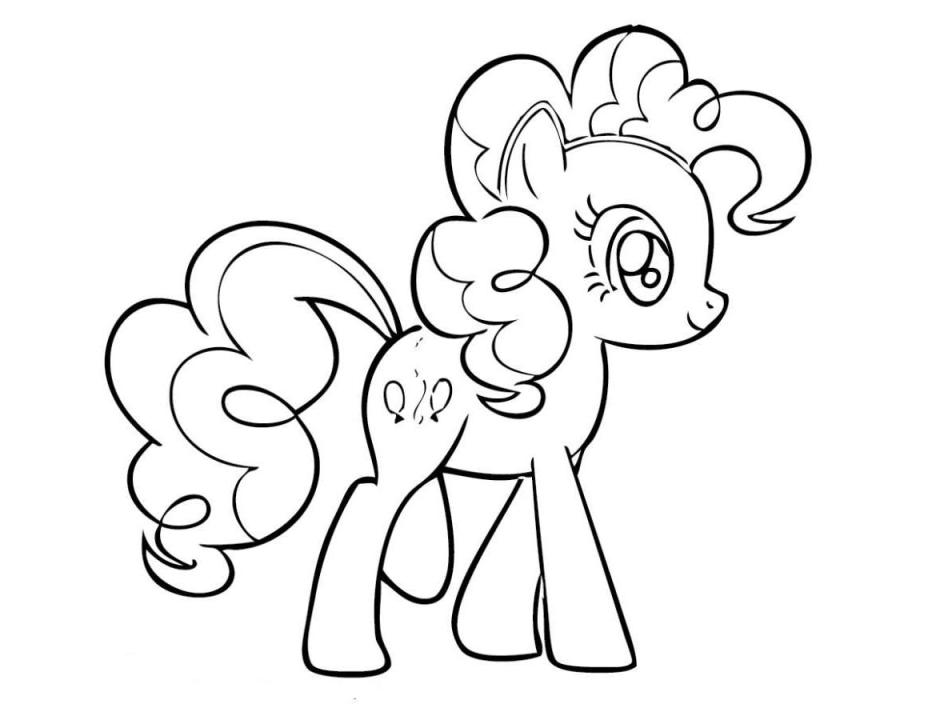 Print Little Pony Magic Coloring Pages Pinkie Pie | Hagio Graphic