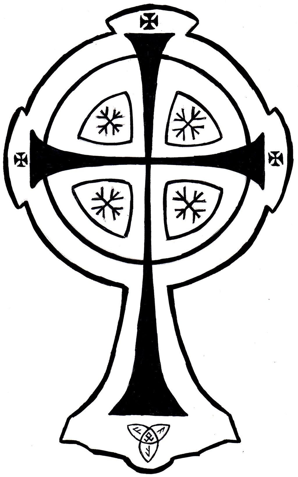 Clip Art Celtic Cross - ClipArt Best