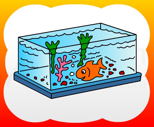 How2draw4kids: How to draw Fishtank for kids