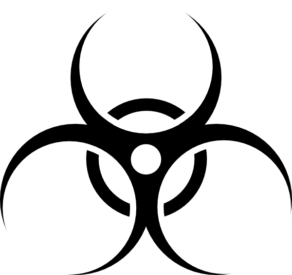 Biohazard clip art - vector clip art online, royalty free & public ...