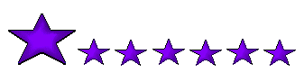 Star Clip Art - Purple Star Dividers - Stars