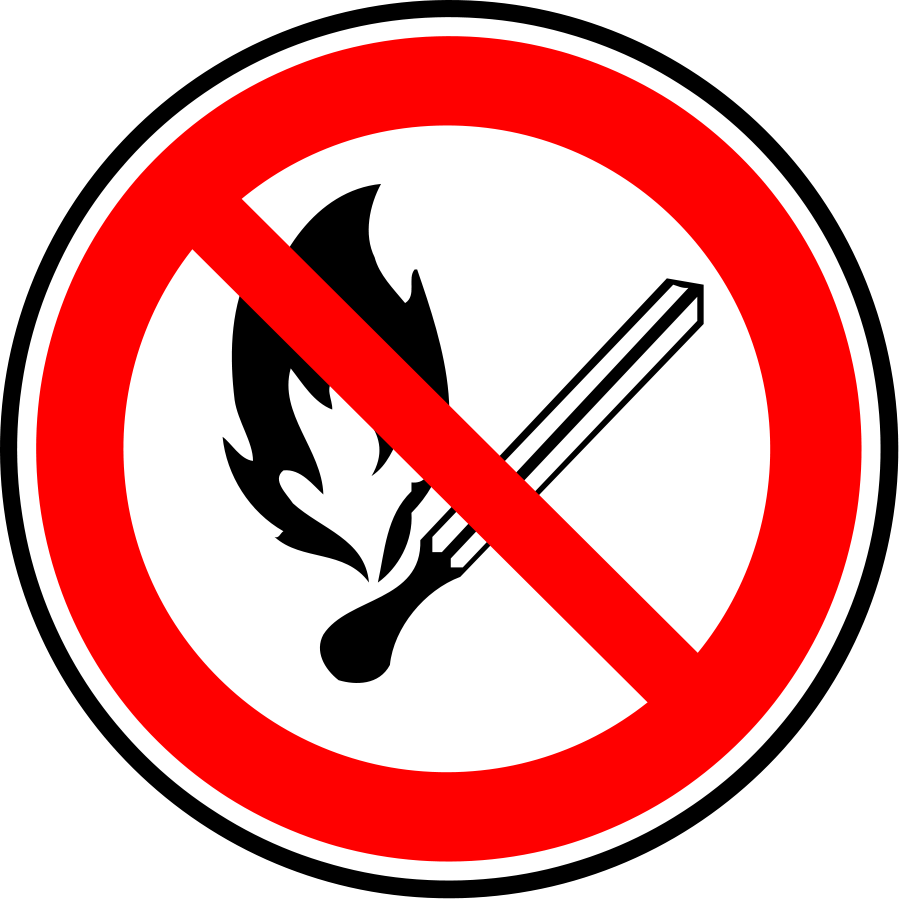 Fire Forbidden Sign SVG Vector file, vector clip art svg file ...