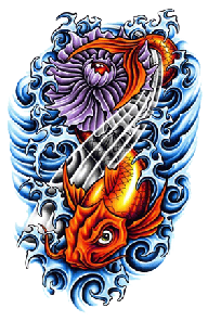 Japanese Koi Tattoos- High Quality Photos and Flash Designs of ...