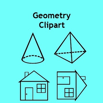 GEOMETRY CLIP ART - SHAPES, NETS, PATTERN BLOCKS & TRANSFORMATIONS ...