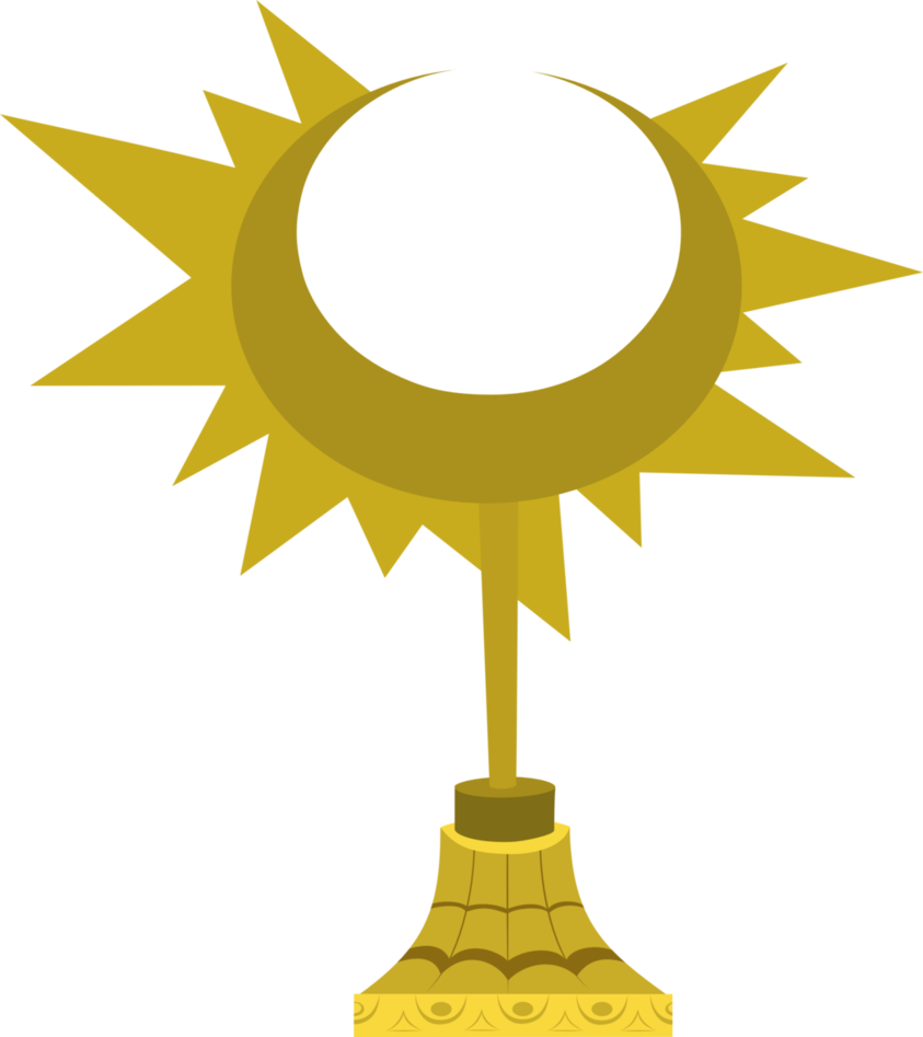 Ceremonial Sun Motif Statue