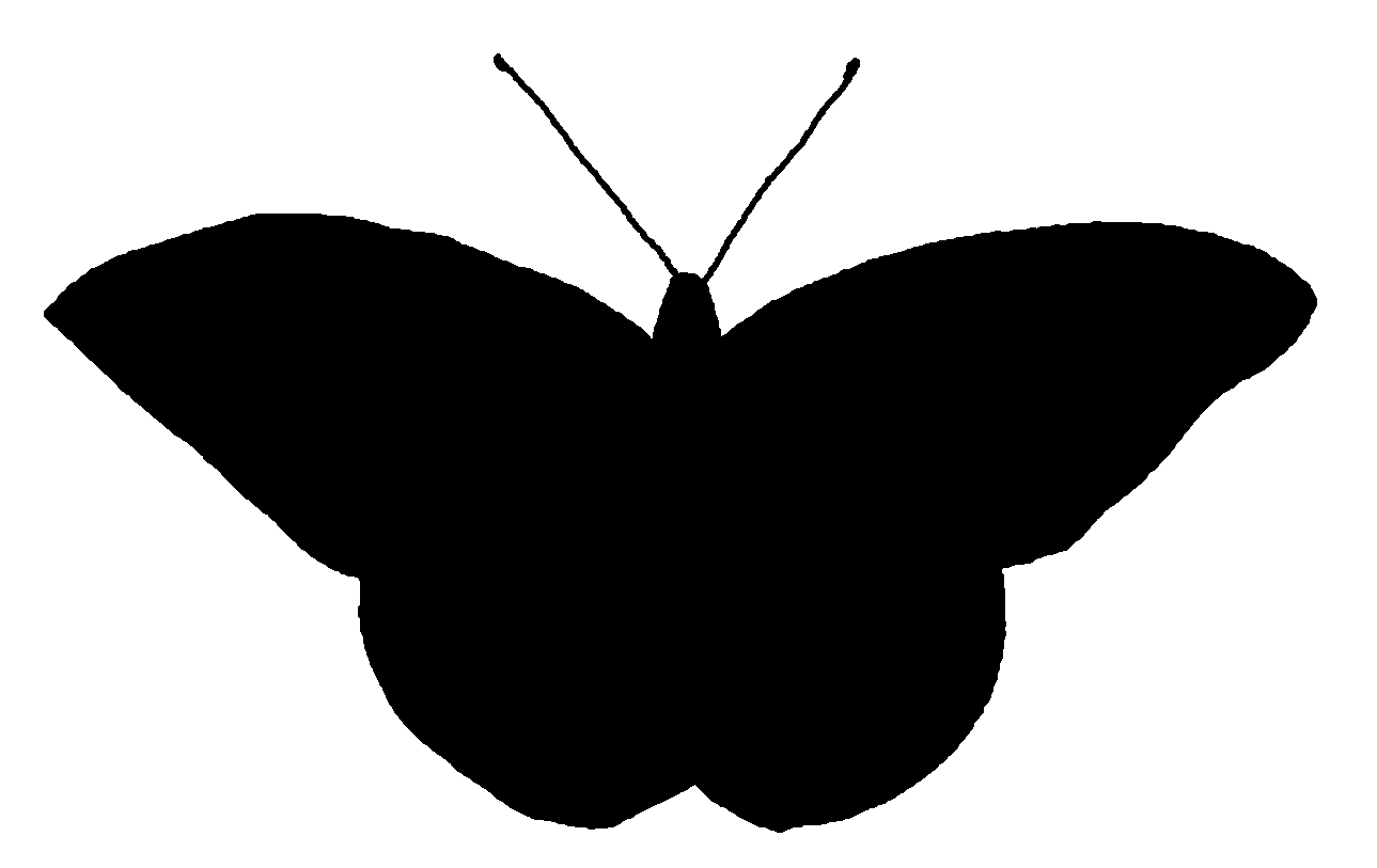 Butterflies Silhouette - ClipArt Best