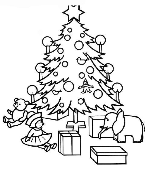 Kids Under 7: Pine Trees coloring pages