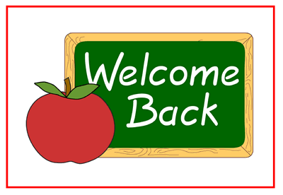 Welcome Back Graphics Clipart