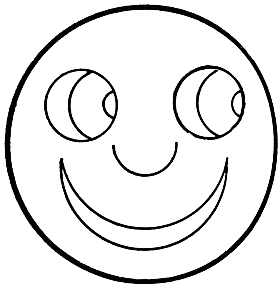 Happy Face Clip Art Black And White Clipart - Free to use Clip Art ...