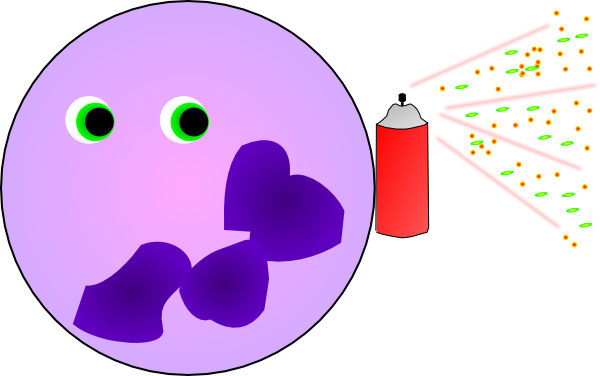 Cartoon Neutrophil Clip Art - vector clip art online ...