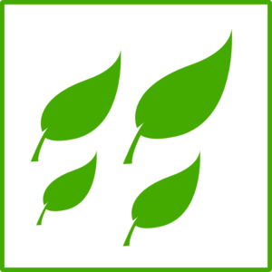 Green Leaves Icon Clip Art - vector clip art online ...