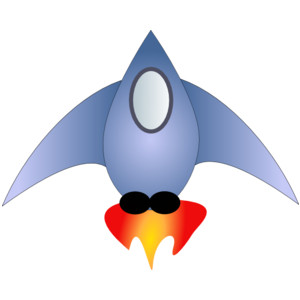 Spaceship 1 clip art - vector clip art online, royalty free ...