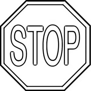 Stop Sign Coloring Pictures - Google Twit