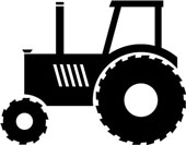 Tractor Clip Art Black And White - Free Clipart Images