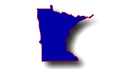 State Of Minnesota Map Reveals From The USA Map Silhouette ...