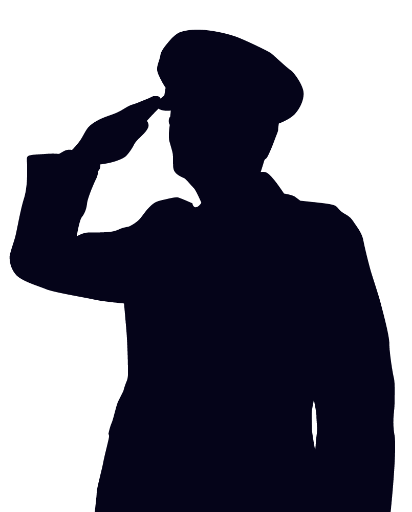 Images For Soldier Saluting Silhouette Clipart Best Clipart Best
