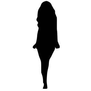 Woman Silhouette 24 clipart, cliparts of Woman Silhouette 24 free ...