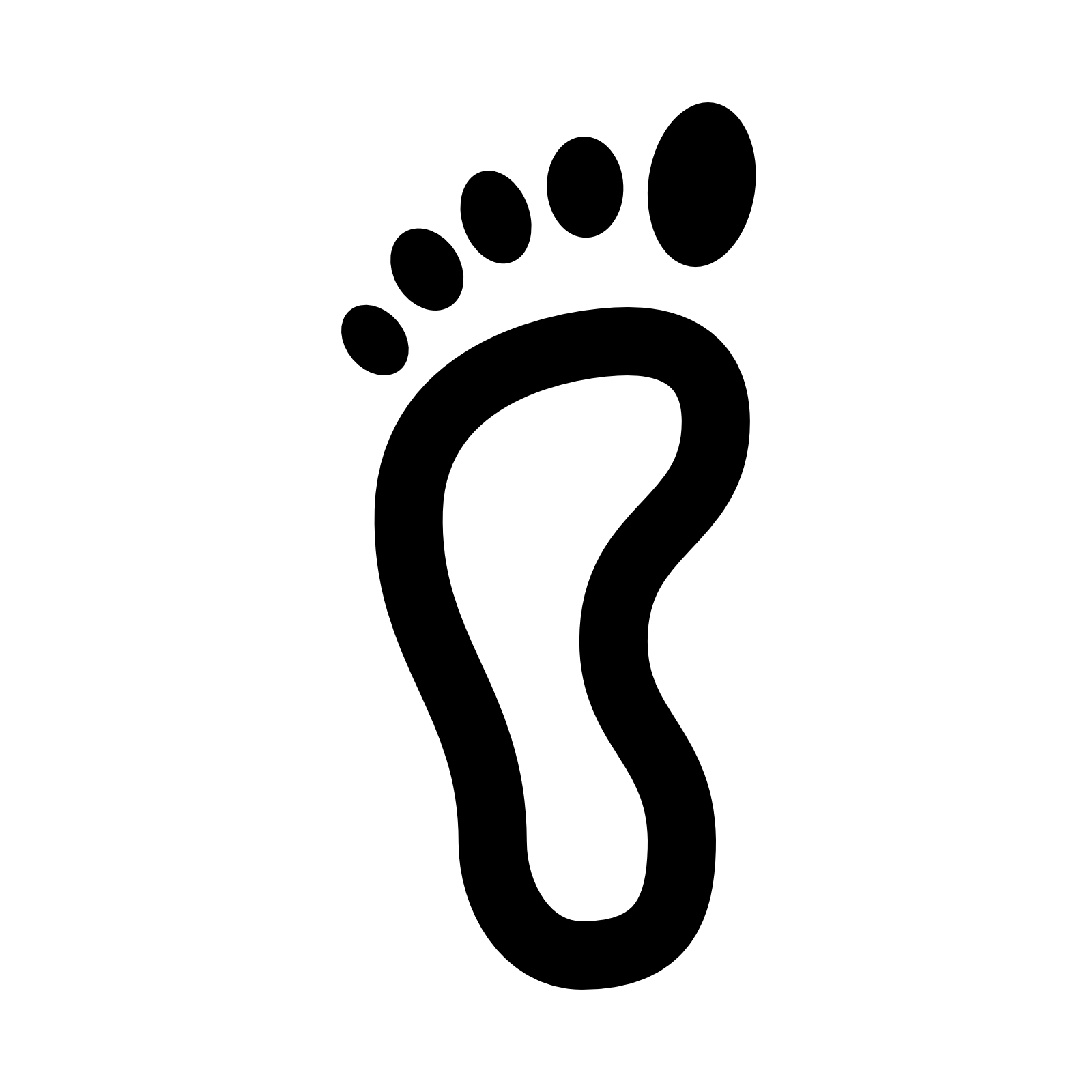 Left Footprint Icon - Free Download at Icons8