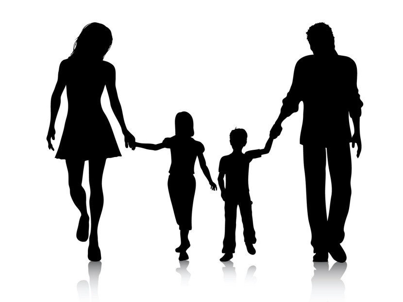 Family Clipart Black And White - Tumundografico