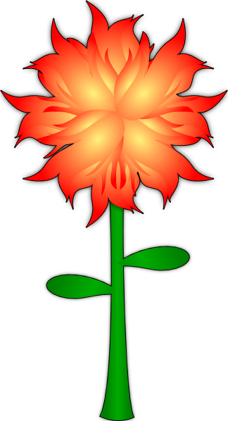 Clipart Flower With Stem - Free Clipart Images