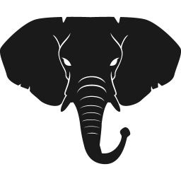 Elephant Vector Icon, 44917