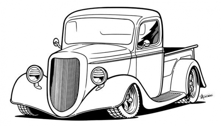 Hot Rod Coloring Pages Hot Rod Coloring Pages Page 1 Free Online ...