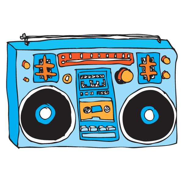 Boombox Drawing Related Keywords - Boombox Drawing Long Tail ...