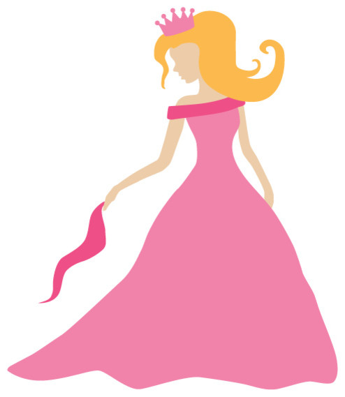 Princess Stencil for Painting - Contemporary - Wall Stencils - by ...