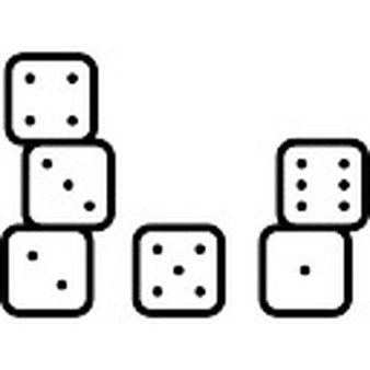 Dice with six sides Icons | Free Download