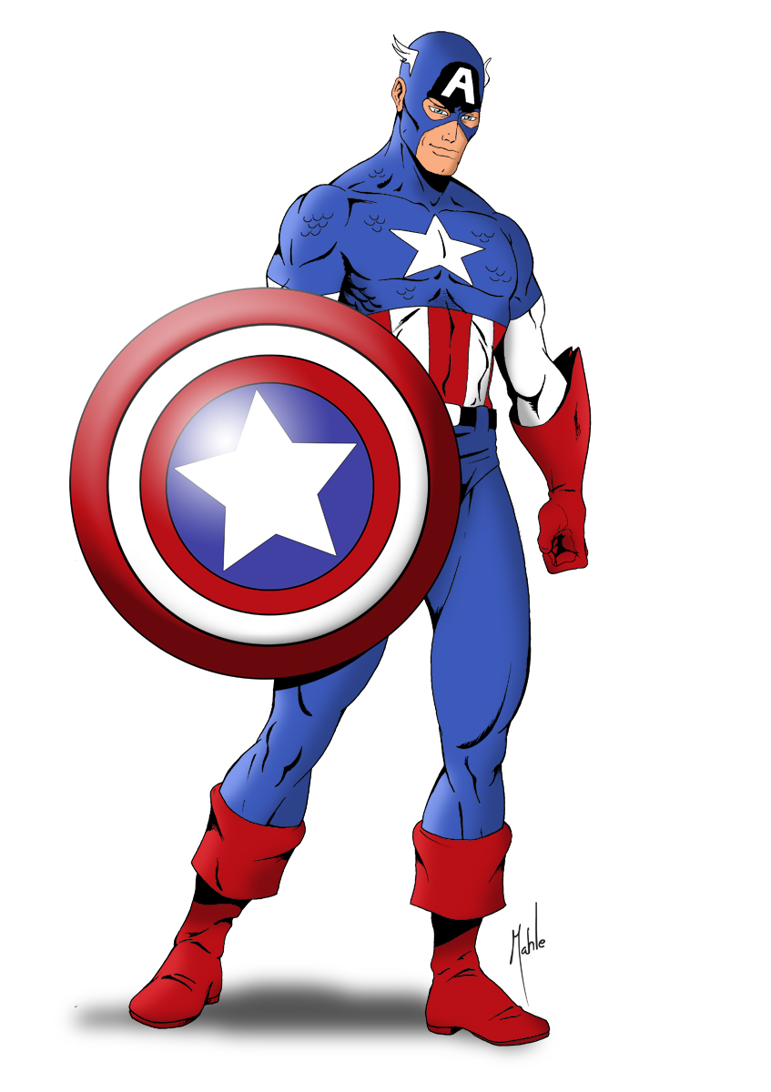 Captain america clip art