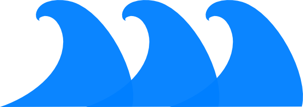 Clipart of a wave