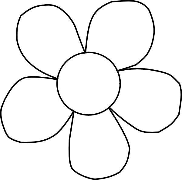 Daisy Clipart Black And White - Free Clipart Images