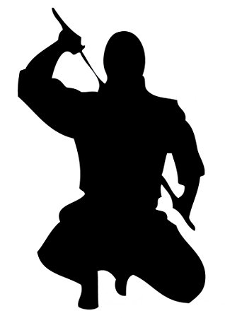 Amazon.com: Wallmonkeys WM316666 Samurai Silhouette Unsheathing ...